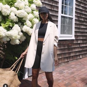 H&M New Straight-cut, oversized, single-breasted jacket